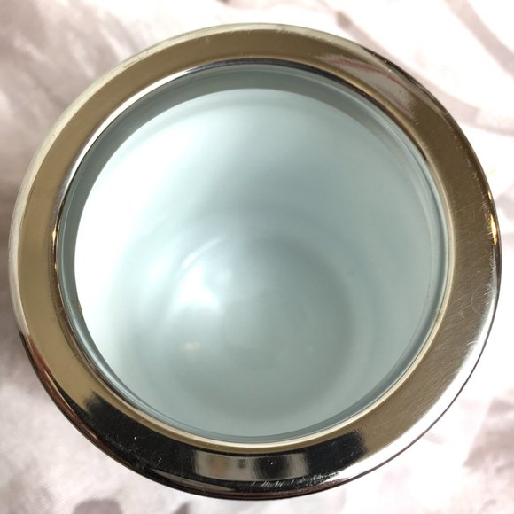 WILLIAMS SONOMA Blue & White 4” Egg Floral Ceramic Coddler - Picture 6 of 8